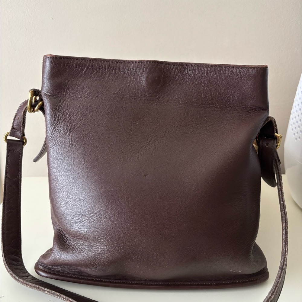 Coach Brown Leather Crossbody Bag